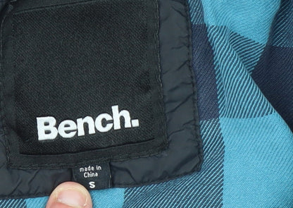 Mens UK Size S Bench Black Puffer Jacket
