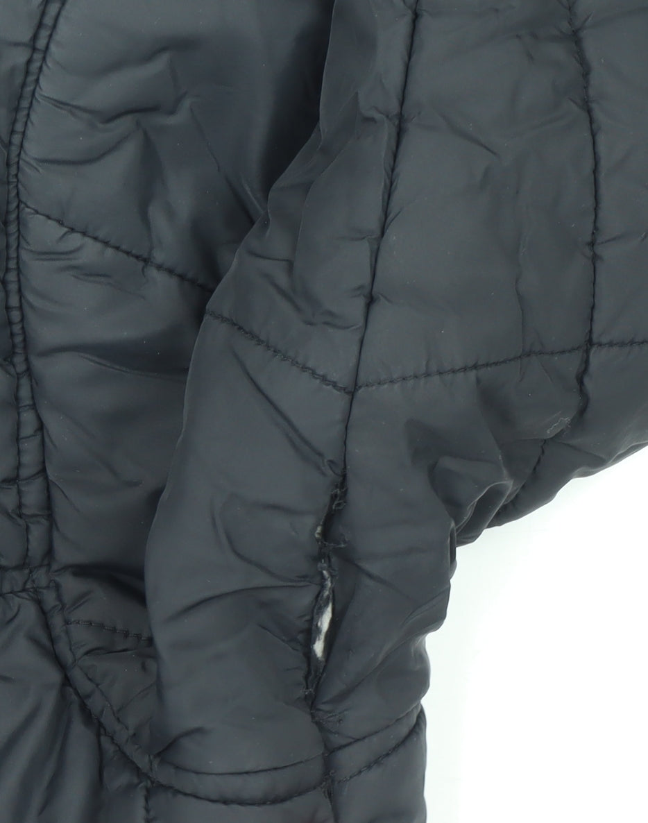 Mens UK Size S Bench Black Puffer Jacket