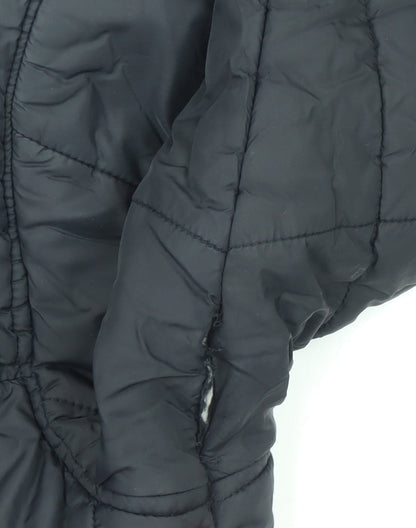 Mens UK Size S Bench Black Puffer Jacket