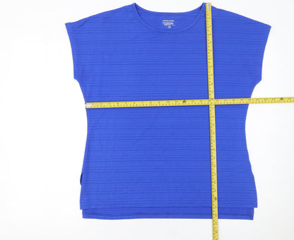 St. Bernard for Dunnes Stores Blue Womens Size 12 Sleeveless Sport T-Shirt