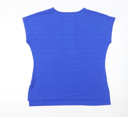 St. Bernard for Dunnes Stores Blue Womens Size 12 Sleeveless Sport T-Shirt
