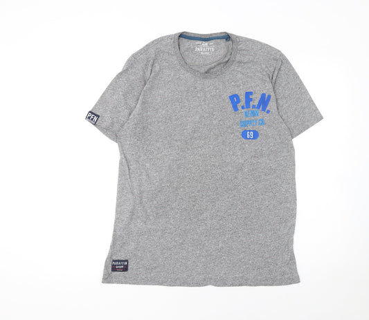 Mens UK Size 2XL Paraffin Grey  T-Shirt