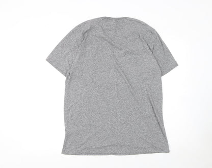 Mens UK Size 2XL Paraffin Grey  T-Shirt