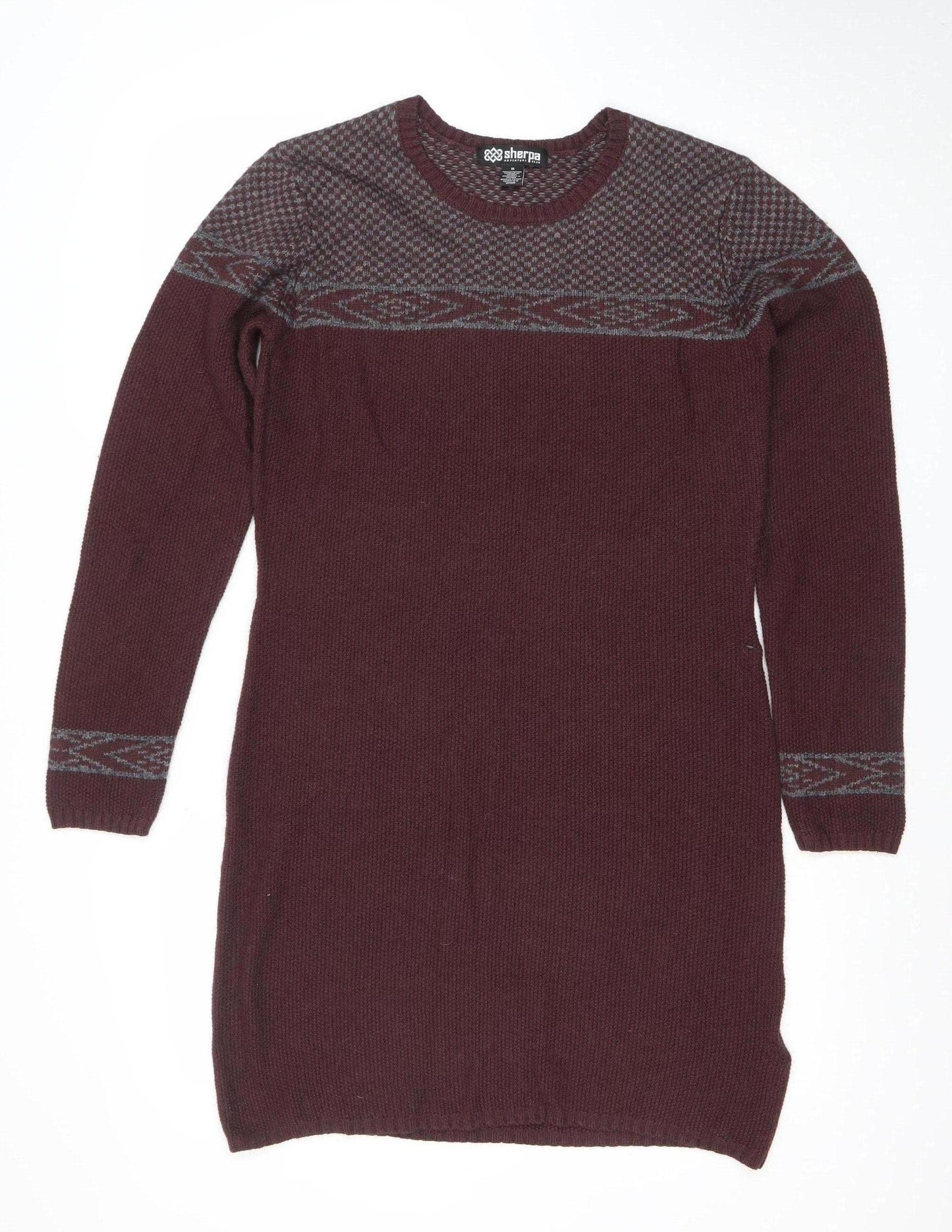 Womens UK Size M Sherpa Jumper Dress