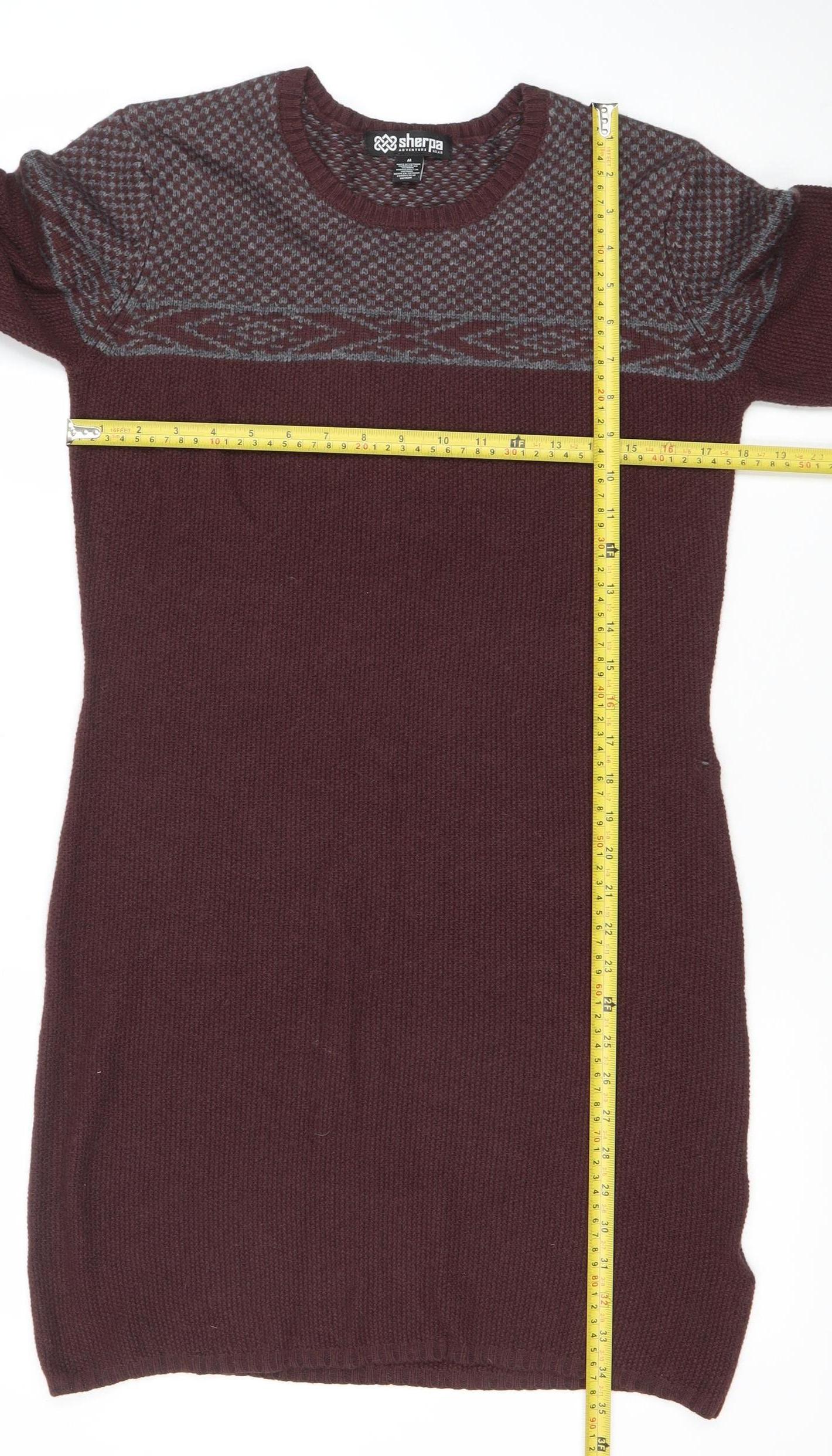 Womens UK Size M Sherpa Jumper Dress