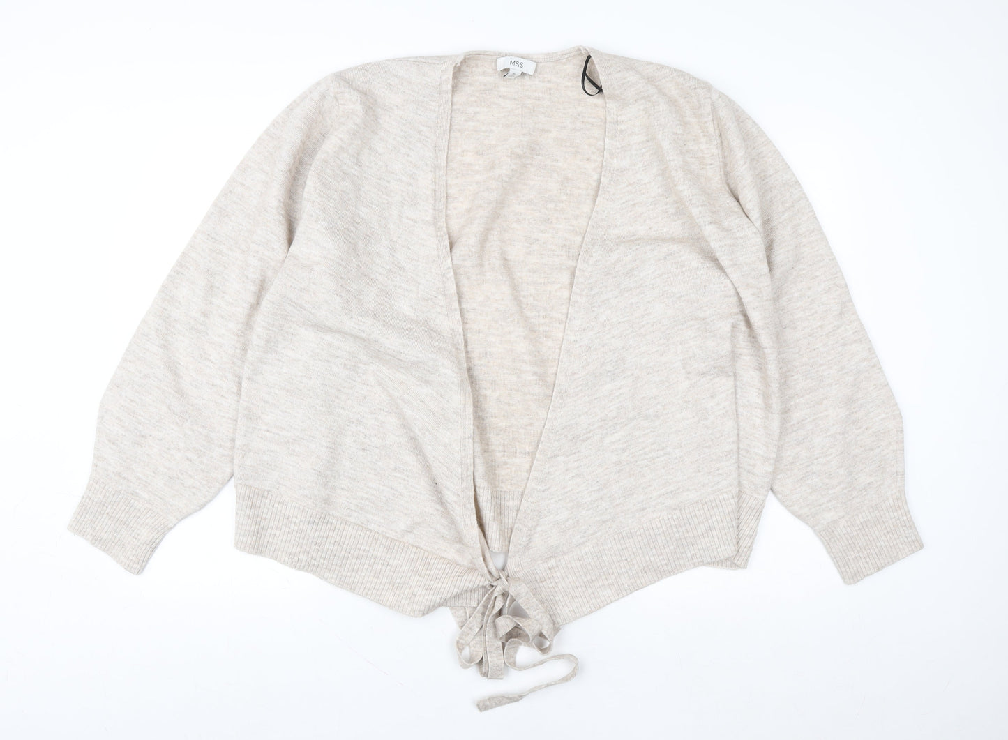 Womens UK Size XL Marks and Spencer Beige Basic Jacket