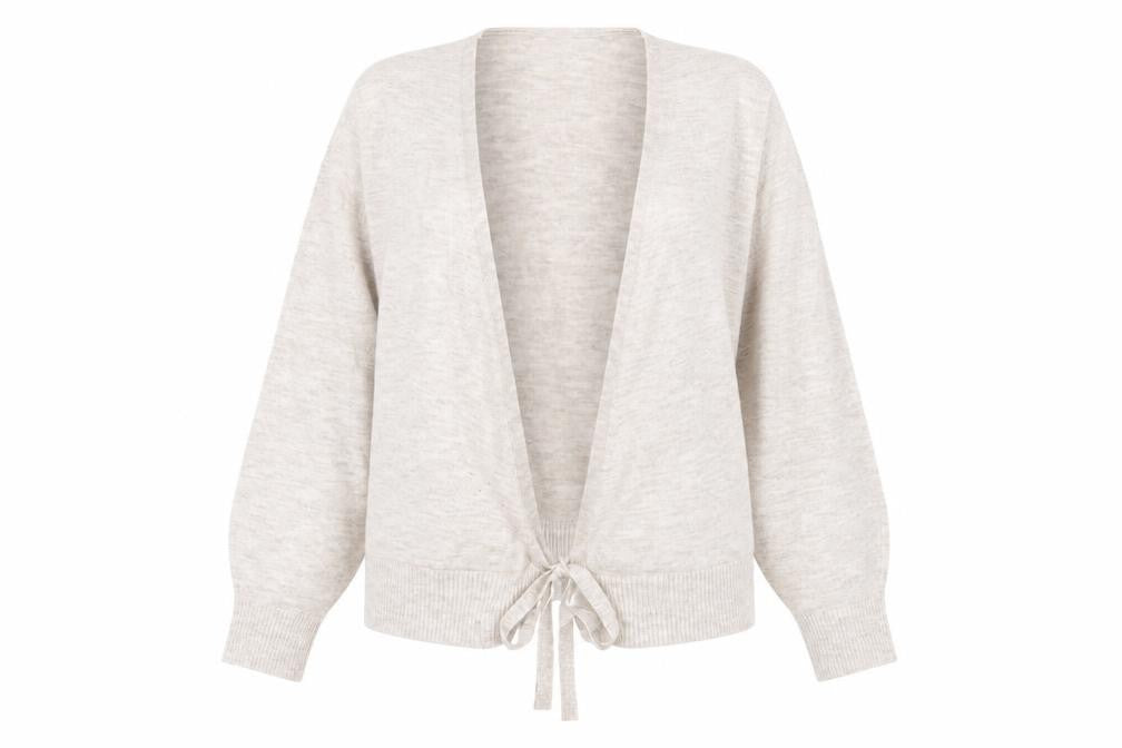 Marks & Spencer Women’s Beige Knit Tie Front Coatigan XL