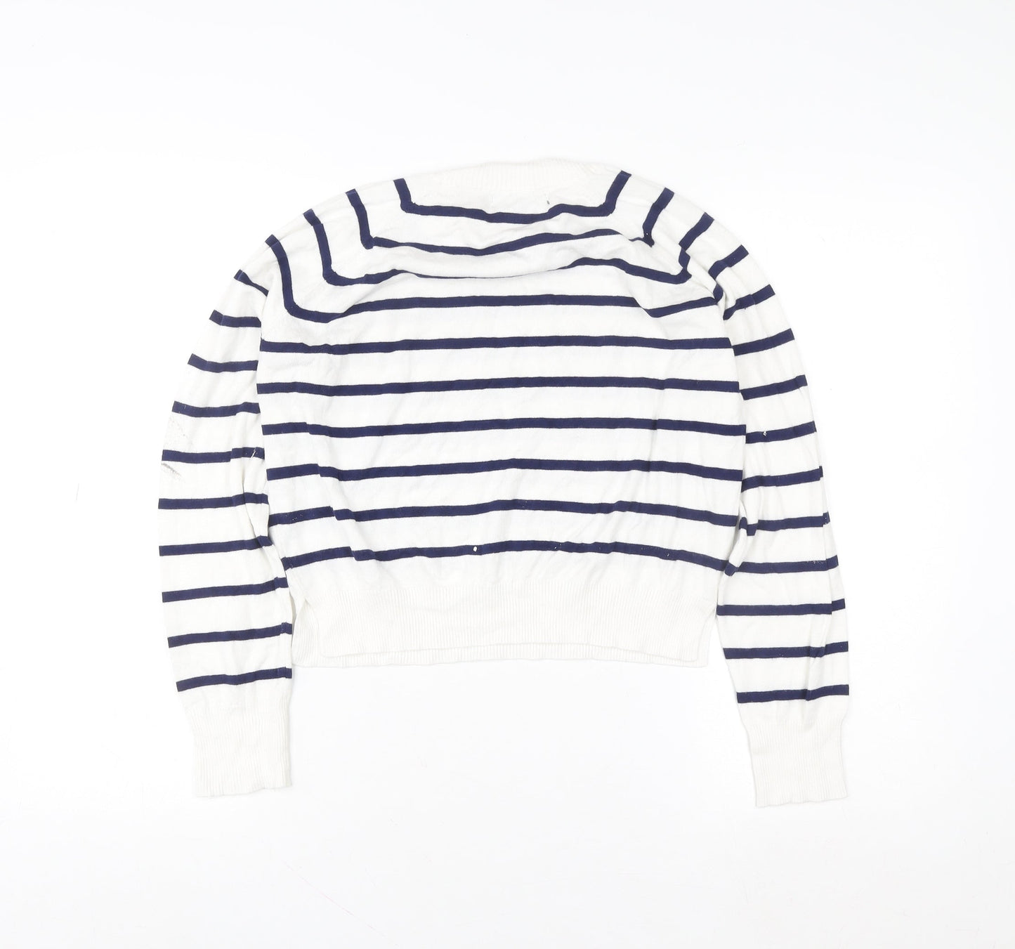 Womens UK Size M French Connection White Pullover Sweatshirt