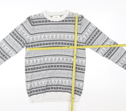 Womens UK Size S NEXT Grey Pullover Sweatshirt