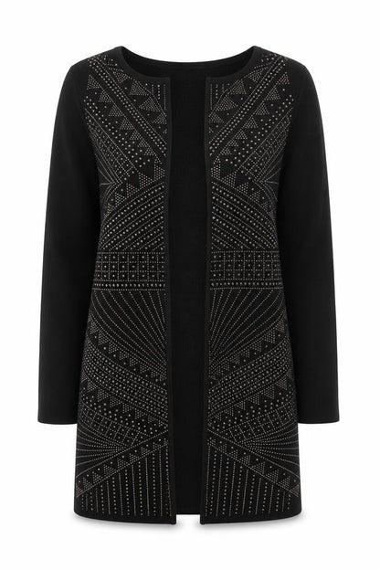 Womens UK Size L Quiz Black  Jacket
