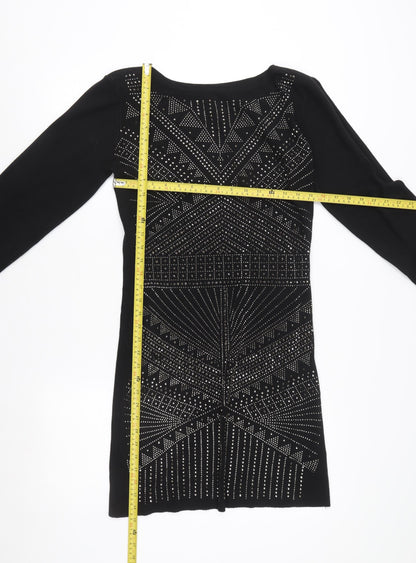 Womens UK Size L Quiz Black  Jacket