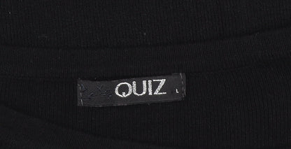 Womens UK Size L Quiz Black  Jacket