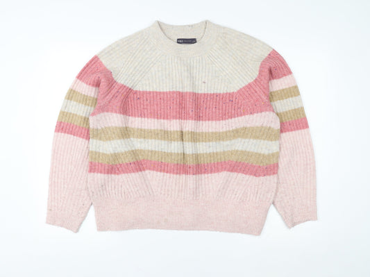 Womens UK Size M Marks and Spencer Multicoloured Pullover Jumper