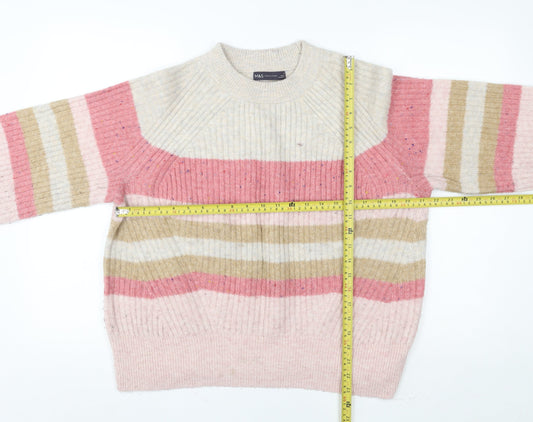 Womens UK Size M Marks and Spencer Multicoloured Pullover Jumper