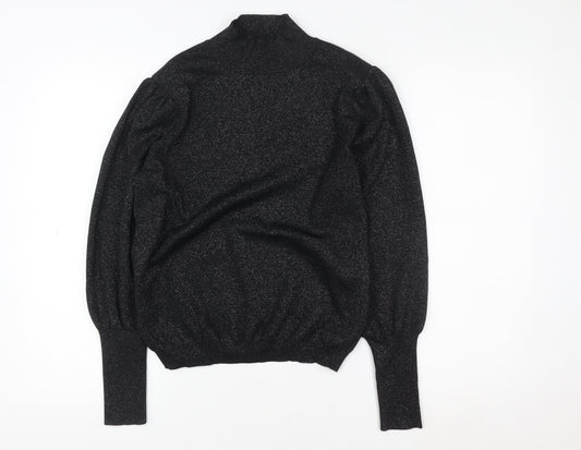 Womens UK Size 14 Marks and Spencer Black Pullover Sweatshirt