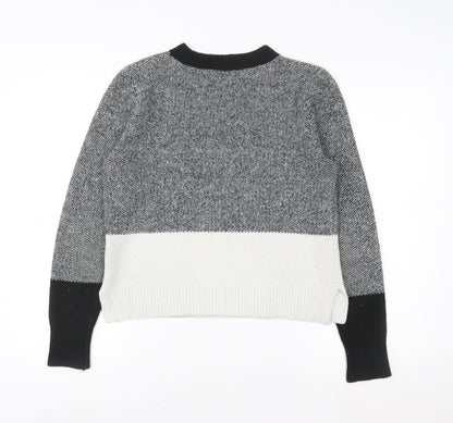 Unisex Adults UK Size S Oasis Grey Pullover Sweatshirt