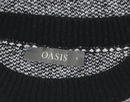 Unisex Adults UK Size S Oasis Grey Pullover Sweatshirt