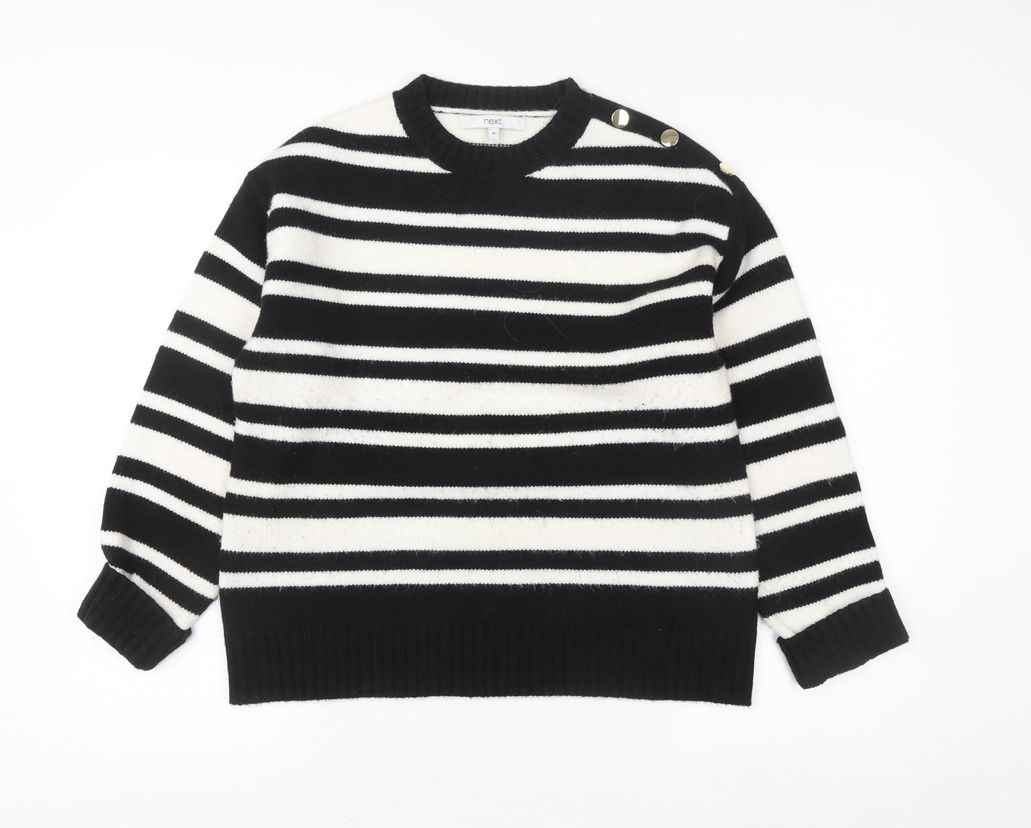 Womens UK Size M NEXT Black Pullover Jumper