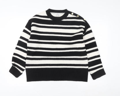 Womens UK Size M NEXT Black Pullover Jumper