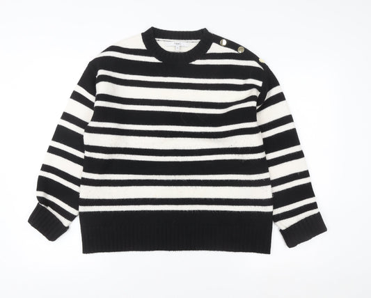 Womens UK Size M NEXT Black Pullover Jumper