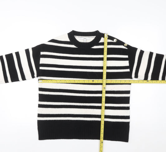 Womens UK Size M NEXT Black Pullover Jumper
