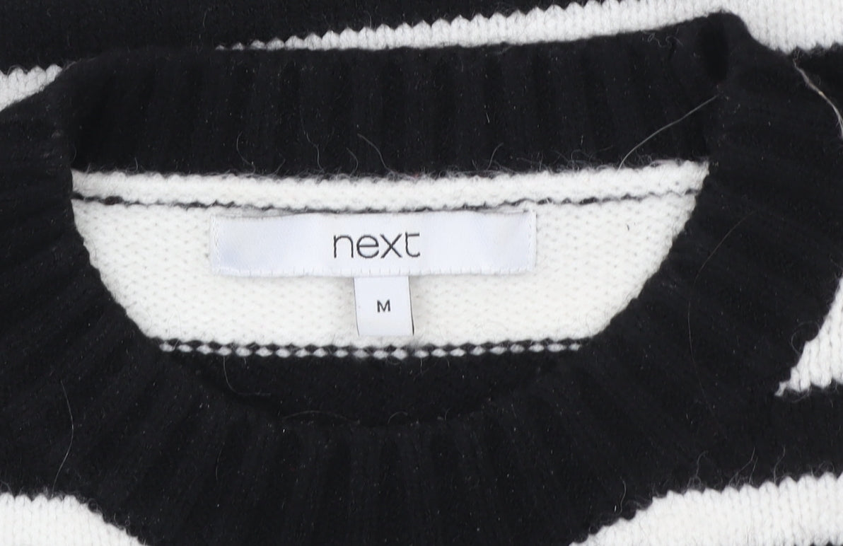 Womens UK Size M NEXT Black Pullover Jumper