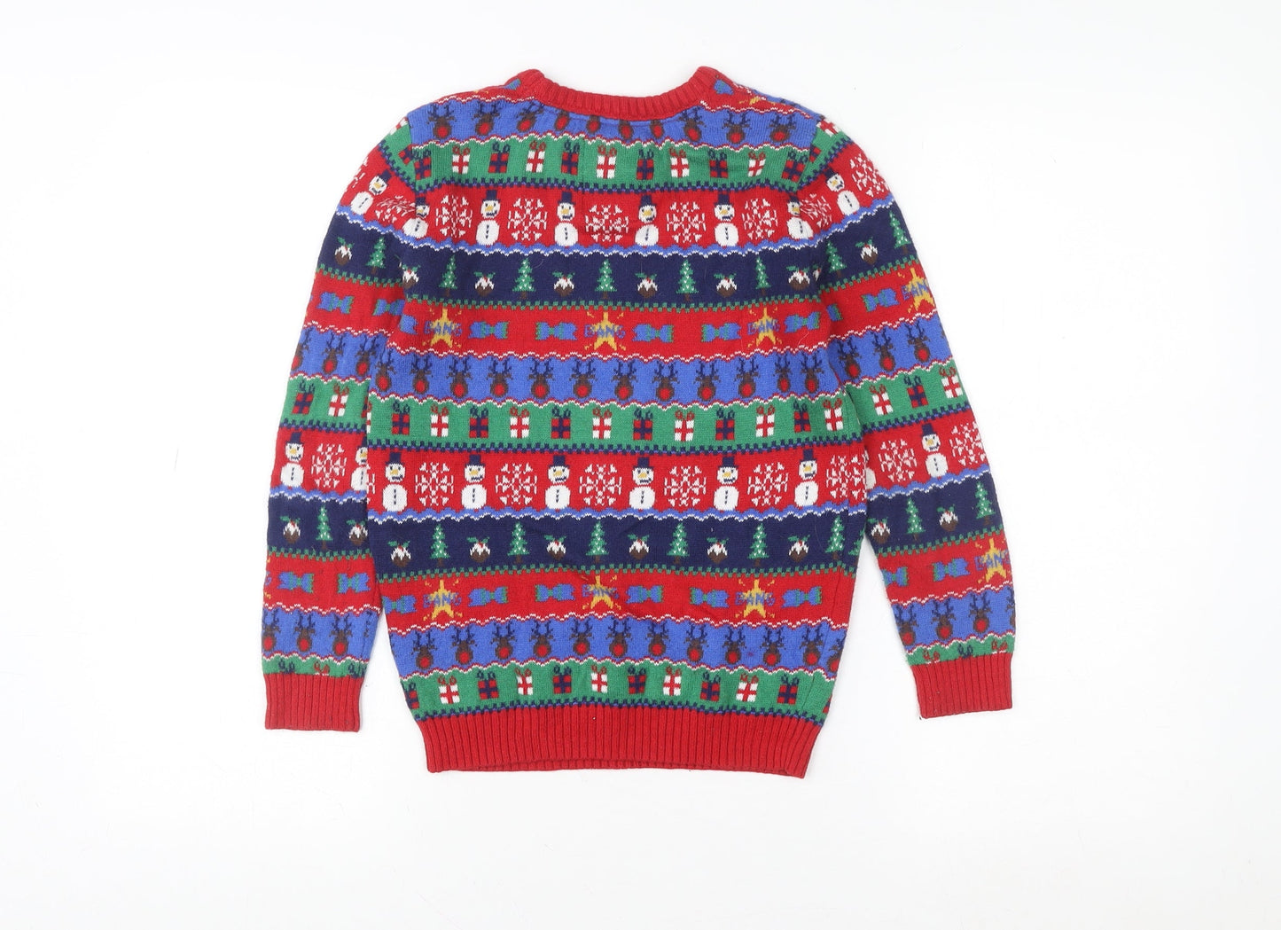 Boys UK Size 6 Years TU Multicoloured Pullover Jumper