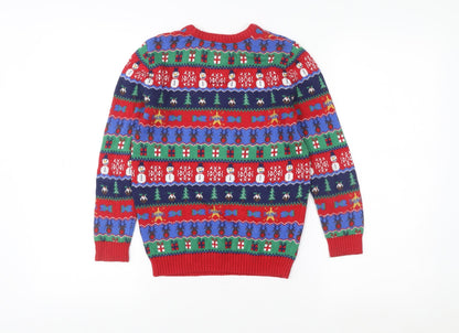 Boys UK Size 6 Years TU Multicoloured Pullover Jumper