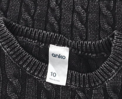 Womens UK Size 10 Anko Grey Pullover Sweatshirt