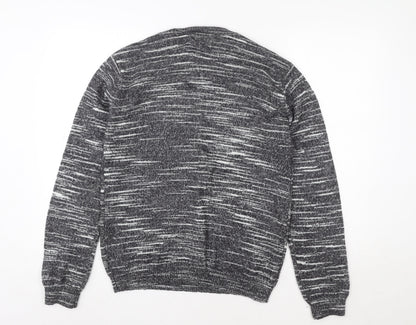 Mens UK Size L Topman Grey Pullover Sweatshirt