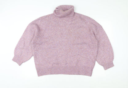 Womens UK Size M George Purple Pullover Jumper