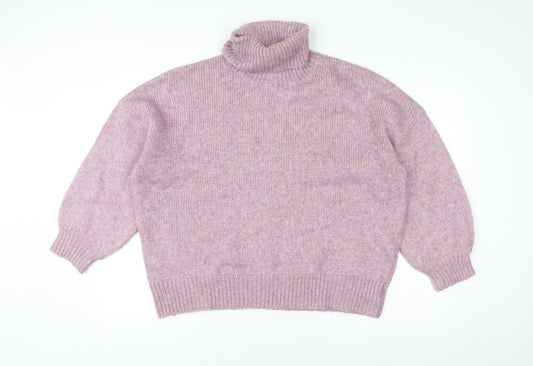Womens UK Size M George Purple Pullover Jumper