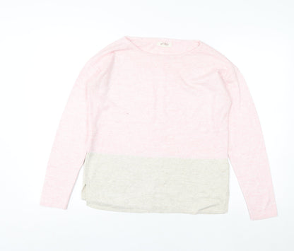 Womens UK Size 6 Fat Face Pink Pullover Sweatshirt