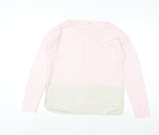 Womens UK Size 6 Fat Face Pink Pullover Sweatshirt