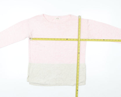 Womens UK Size 6 Fat Face Pink Pullover Sweatshirt