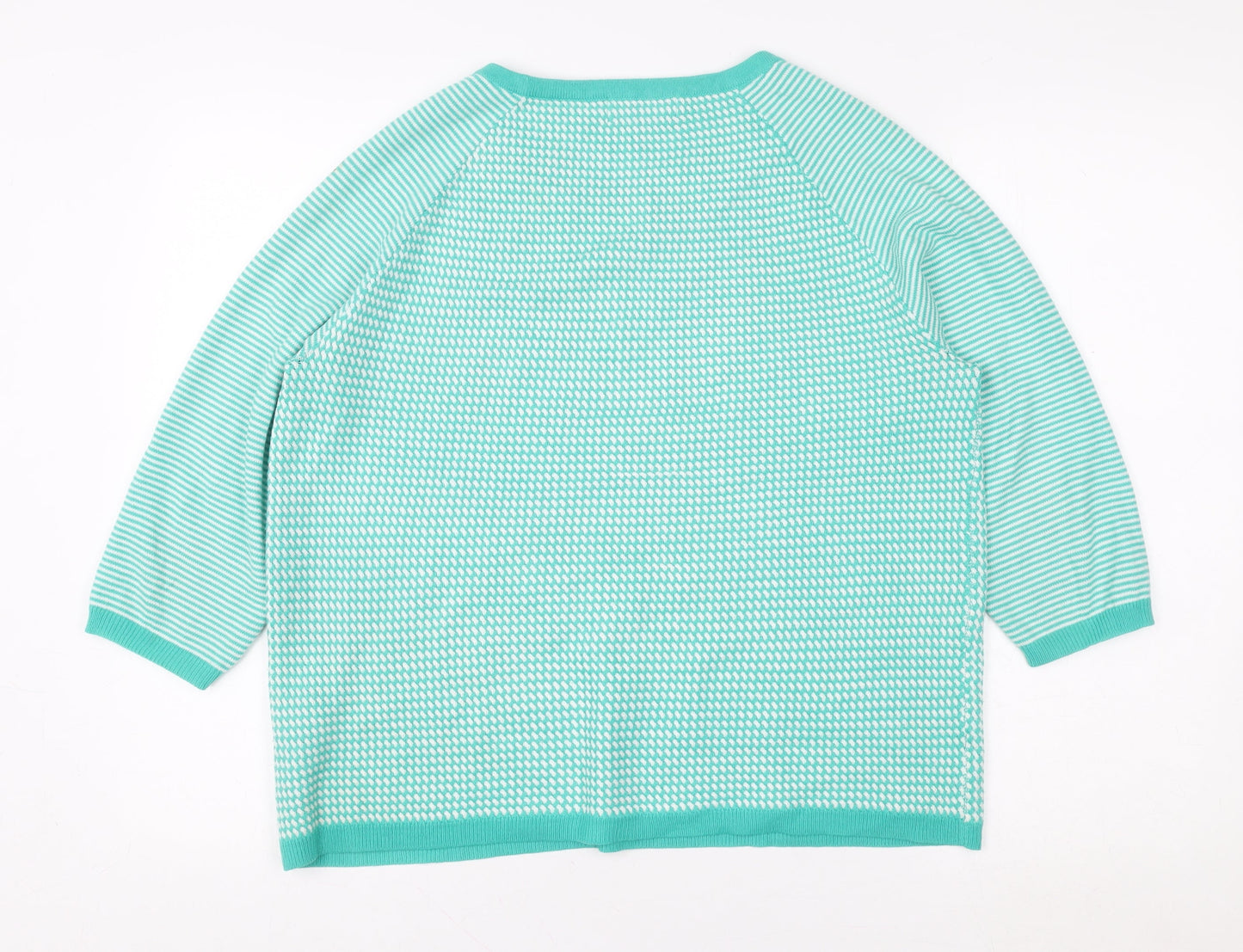Womens UK Size 14 Marks and Spencer Green Pullover Sweatshirt