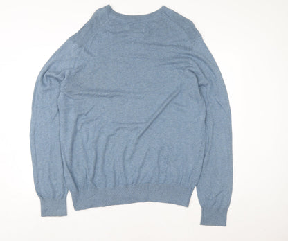 Womens UK Size M St. John’s Bay Blue Pullover Sweatshirt