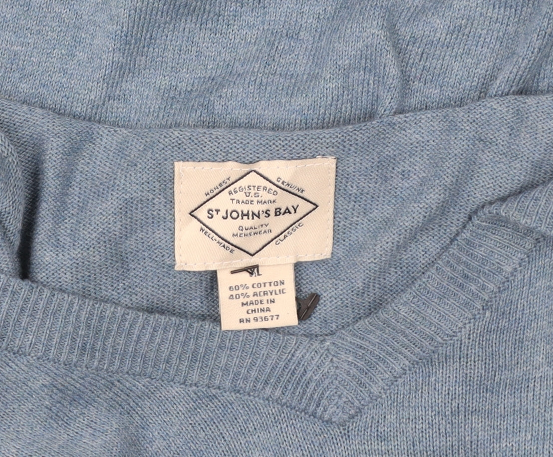 Womens UK Size M St. John’s Bay Blue Pullover Sweatshirt
