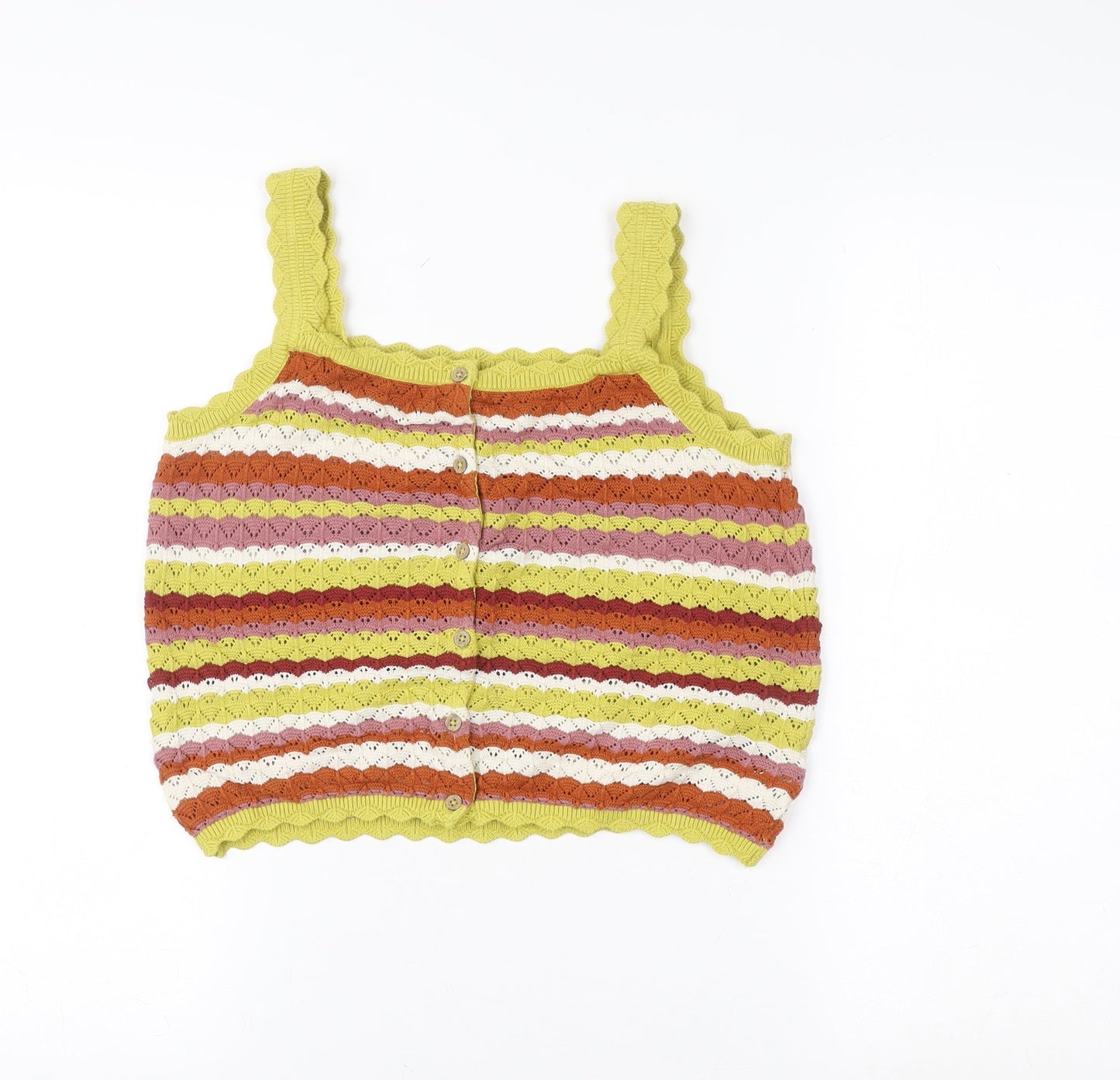 Girls UK Size 11 Years NEXT Multicoloured Camisole Tank