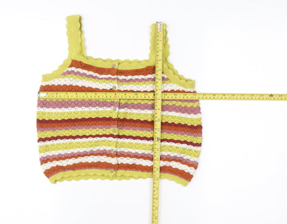 Girls UK Size 11 Years NEXT Multicoloured Camisole Tank