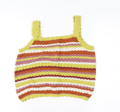 Girls UK Size 11 Years NEXT Multicoloured Camisole Tank