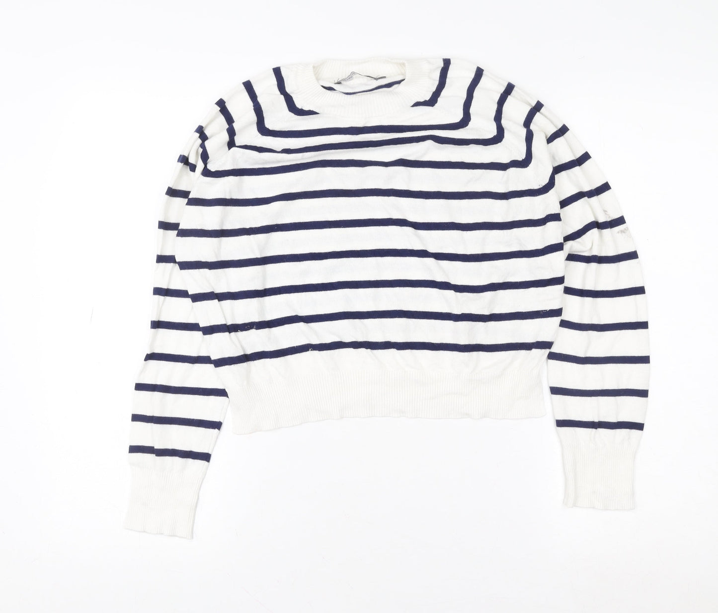 Womens UK Size M French Connection White Pullover Sweatshirt
