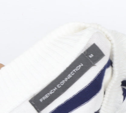 Womens UK Size M French Connection White Pullover Sweatshirt