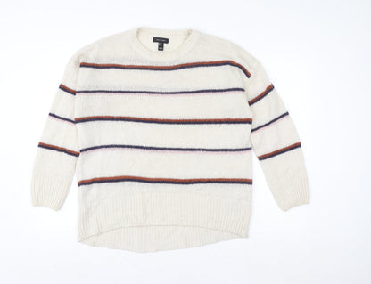 Womens UK Size L New Look Ivory Pullover Jumper