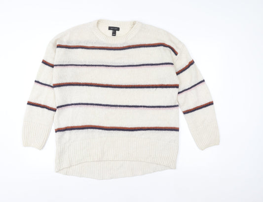 Womens UK Size L New Look Ivory Pullover Jumper