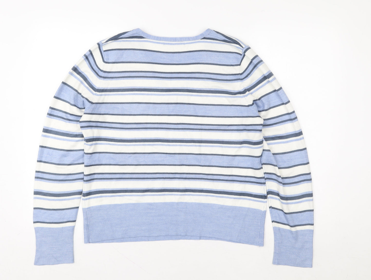 Womens UK Size 16 Papaya Blue Pullover Sweatshirt
