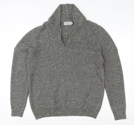 Womens UK Size M French Connection Grey Pullover Jumper