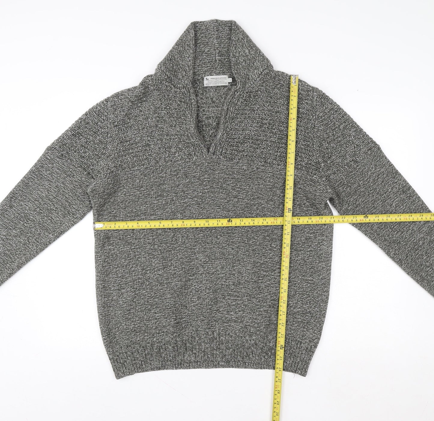 Womens UK Size M French Connection Grey Pullover Jumper