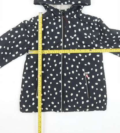 Girls UK Size 5-6 Years F&F Black Puffer Jacket