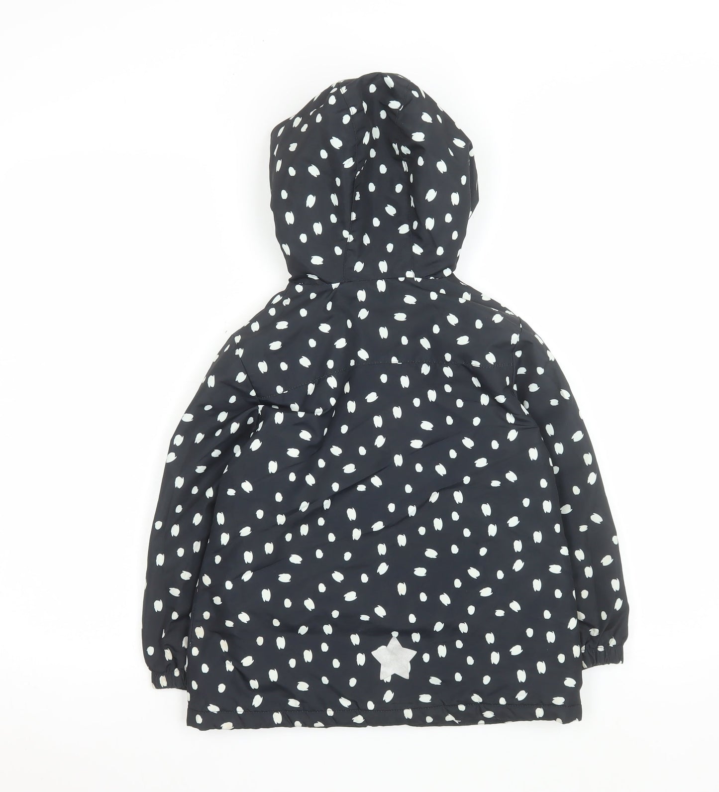 Girls UK Size 5-6 Years F&F Black Puffer Jacket